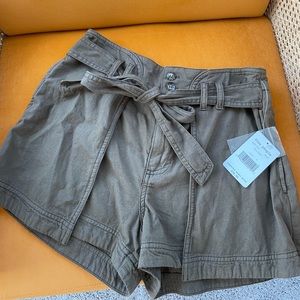 Free People Military Green Shorts